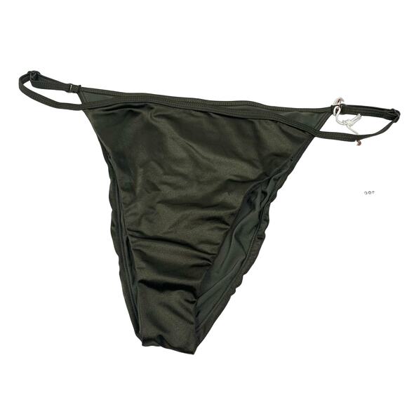 Good American Shine Perfect Fit Bikini Bottom Stormy Size 5 US 2XL - Picture 1 of 7